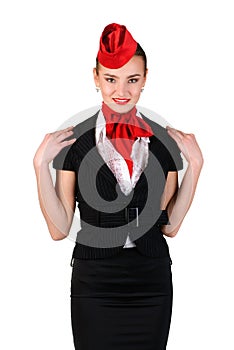 Portrait of stewardess