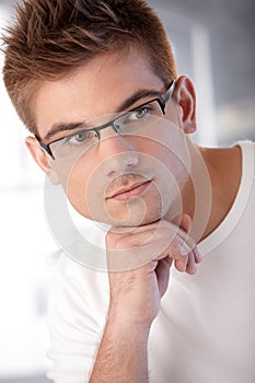 Portrait of stylish young man