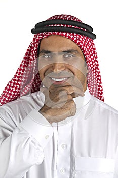 Portrait of a successful arabian business