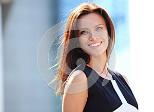 Portrait of a successful business woman smiling