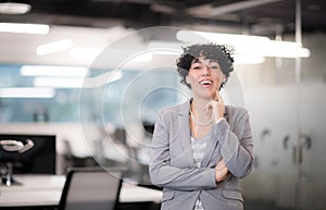 Portrait of successful female software developer