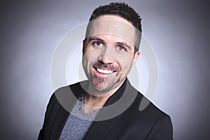 Portrait of a successful young business man