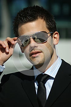 Portrait of a successful young man