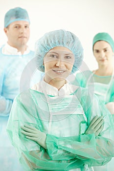 Portrait of surgical team