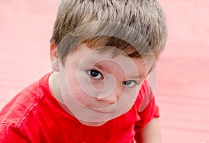 Portrait of a sweet young boy