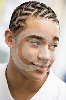 Portrait Of Teenage Boy Smiling