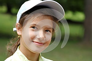 Portrait of teenage girl