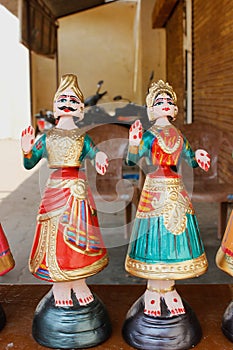 portrait Thanjavur dancing doll in Tanjore tamilnadu india