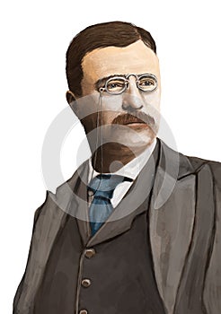 Portrait of Theodore Roosevelt photo