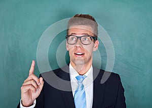 Portrait Of Thoughtful Male Professor