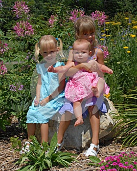 Portrait of three sisters