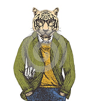 Portrait of Tigere in sweater and jacket