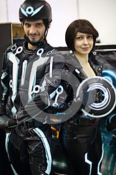 Portrait of Tron legacy of heroes, exhibition photo