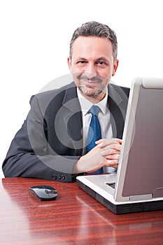 Portrait of trustworthy businessman or lawyer