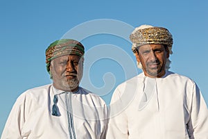Portrait of two Omanis, EDITORIAL