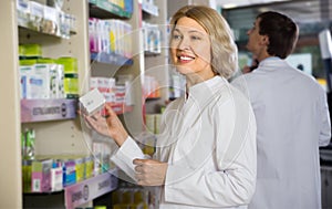 Portrait of two pharmacists