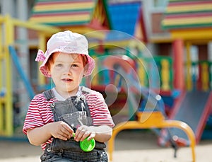 Portrait of two-year child