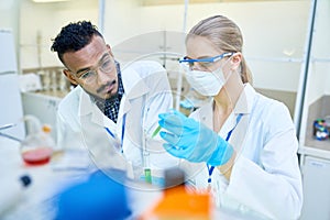 Research Technicians Working in Laboratory