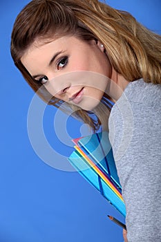 Portrait of a university student