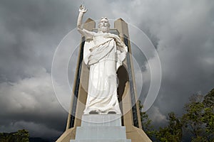 Epic Jesus statue