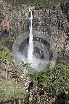 Portrait view of Wallaman Falls