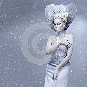 Portrait of winter queen