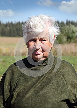 Portrait of a woman agronomist