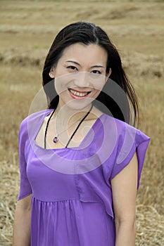 Portrait of a women from asia