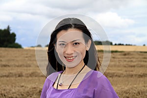 Portrait of a women from asia