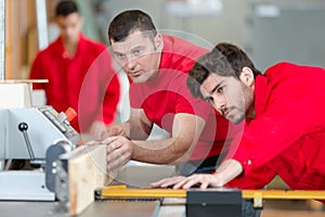 Portrait woodwork class