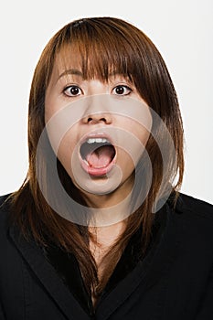 Portrait of young adult Asian woman