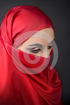 Portrait of a young arabian girl