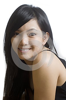 Portrait of young Asian woman