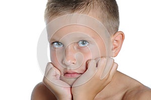 Portrait of a young boy