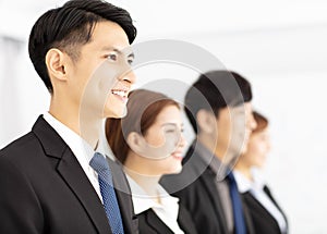 Portrait of young business team in office