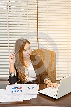 Portrait of a young business woman