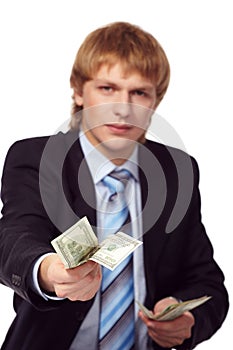 Portrait of young businessman