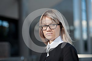 Portrait of young businesswoman