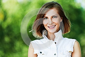 Portrait young charming