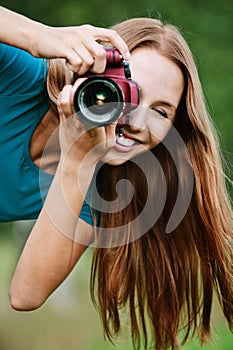 Portrait young charming photographs