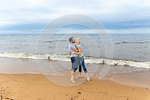 Portrait of young couple kissing