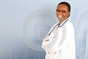 Portrait of a young female doctor