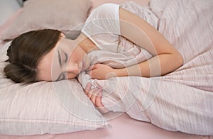 Portrait Of A Young Girl Sleeping