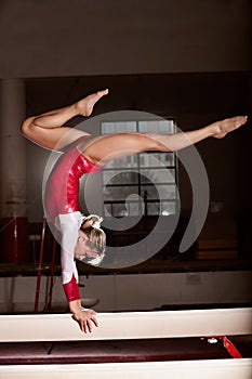 Portrait of young gymnasts