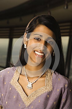 Portrait of Young Indian Woman