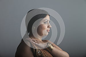 Portrait of a young indian woman embracing her ethnicity