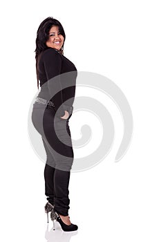 Portrait of a young latin woman