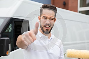 Portrait Of A Young Male Painter