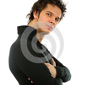 Portrait of young man