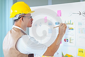 Portrait of a young man office worker,people business and entre